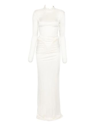 New Arrivals Darja draped dress - White