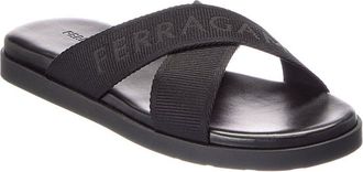 Ferragamo Freza Leather Flat Sandal