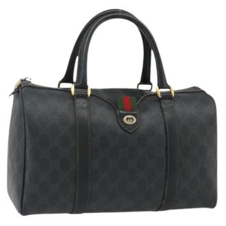 Gucci Pre-owned Handbags, female, Black, Size: ONE SIZE Pre-owned Vintage Hand Bag