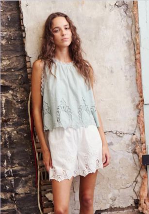 M&eacute;lissa Nepton Rio Top In Seafoam