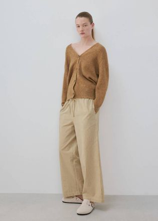 Mango Cardigan maglia collo a V marrone - Donna - S - MANGO