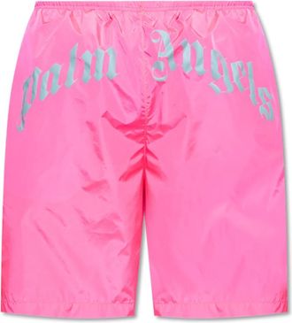 Palm Angels Heren, Badkleding, Roze, Maat: XS Polyamide