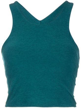 Beyond Yoga Focus cropped tank top - women - Polyester/Spandex/Elastane - M - Green