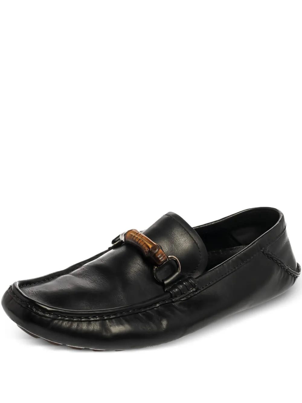 Gucci mocassins en cuir à détail en bambou Noir dès 667,00