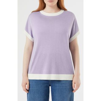 Marina Rinaldi Mrs. Ribellle Silk & Cashmere Sweater in Lilac at Nordstrom, Size X-Large