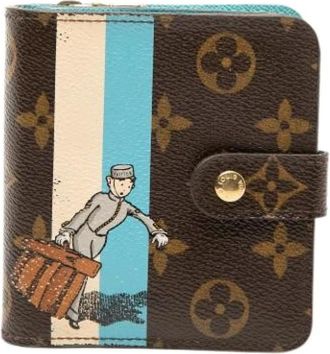 Louis Vuitton Pre-owned Wallets, female, Brown, Size: ONE SIZE Pre-owned Small Wallet