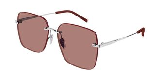 Gucci GG1955SA Asian Fit 003 Womens Sunglasses Red Size 60 - Free RX Lenses - Free RX Lenses