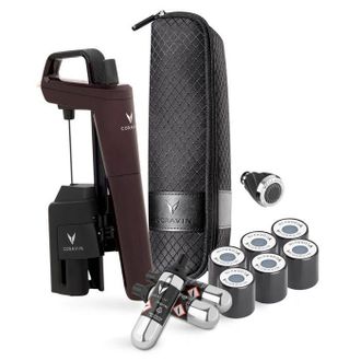 Coravin Sistema De Conservaci&oacute;n De Vino - Coravin - Timeless Six Plus - Edici&oacute;n Limitada - Kit De 14 Piezas - Rojo