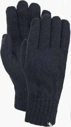 Trespass Mens Trespass Mens Bargo Knitted Gloves - Black - Size: L/XL