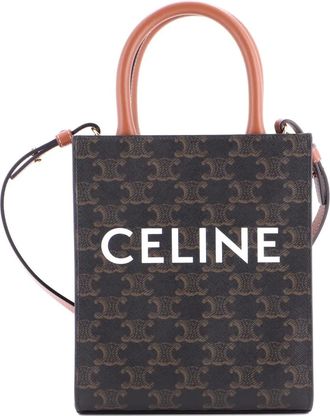 Celine Borsa a tracolla Triomphe mini - Marrone