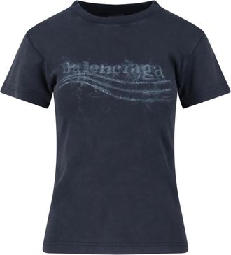 Balenciaga crayon Political T-shirt