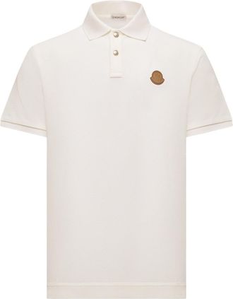 Moncler Off White Logo Polo
