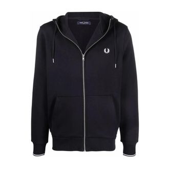 Fred Perry Heren, Sweatshirts & Hoodies, Blauw, Maat: 3XL