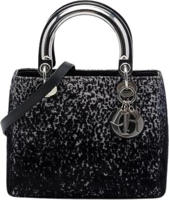 Dior Pre-owned Lady Dior Tas - Dames - Vintage Handtas - Zwart - ONE Size - Vintage