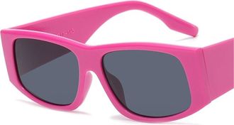 Generic Small Frame Women Street Shooting Sunglasses Men Commuting Sports Outdoor Vacation Sun Glasses(Red)