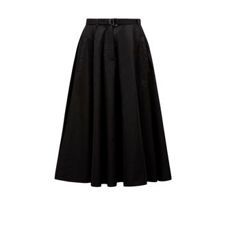 Moncler Moncler Midi Skirt, Women, Black, Size: 42