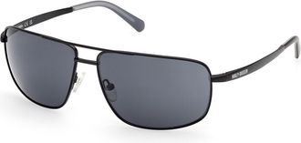 Harley-Davidson HD00025 02A Mens Sunglasses Black Size 64