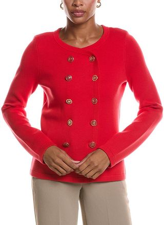 St. John Double-Breasted Knit Jacket