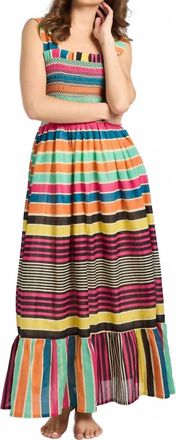 Mille Womens Garden Dress In Ibiza Stripe