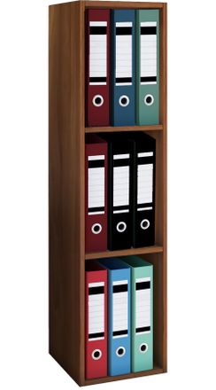 ebuy24 Estante De Madera Vcm De Pie Gabinete De Archivo De Ahorro De Espacio Dimensiones: Al. 107 X An. 34 X P. 30 Cm Estante Elegante De Pie Estante De Ofic