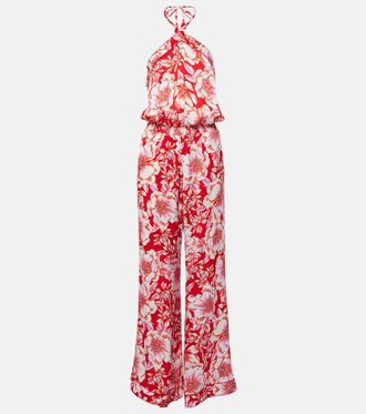 Poupette St Barth Isabelle floral jumpsuit