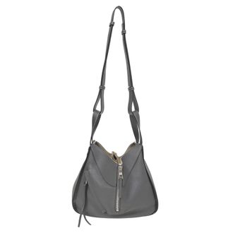 Loewe Pre-owned Womens Small Hammock Bag in Grey Leather - One Size