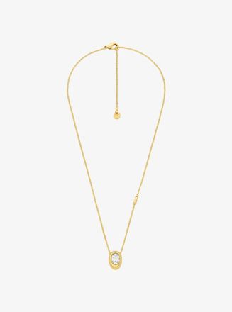 Michael Kors Cubic Zirconia Pendant Necklace
