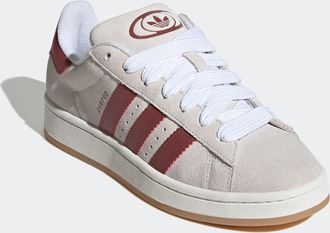 adidas Sneaker ADIDAS ORIGINALS CAMPUS 00S, Damen, Gr. 37, beige (crystal wei&szlig;, core wei&szlig;, preloved ruby), Leder, Synthetik, Schuhe Sneaker