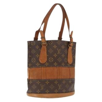 Louis Vuitton Pre-owned Bucket Bags, female, Brown, Size: ONE SIZE Pre-owned Bucket Bag