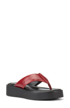 Vagabond Danya Wedge Flip Flop in Red at Nordstrom, Size 11Us