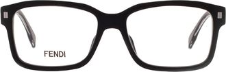 Fendi Demo Rectangular Eyeglasses FE50030I 001 54