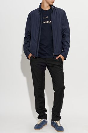 Paul & Shark Jacket With Logo, Mens, Navy Blue