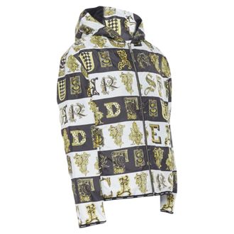 Versace Reversible Baroque Alphabet quilted jacket
