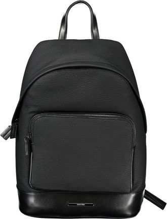 Calvin Klein Mens Pebbled Leather Backpack K50k507666 - Black - One Size