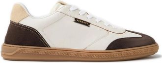 Versace Greca Sneaker - Heren - Sneakers - Wit - 40 EU - Leer - Schoenen