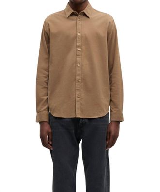 Sams&oslash;e & Sams&oslash;e Saliam Nx Shirt In Otter