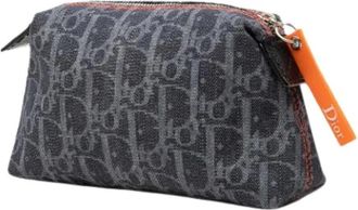 Dior Pre-owned Denim Pouch - Dames - Vintage Accessoires - Blauw - ONE Size - Denim - Vintage