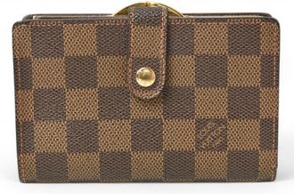 Louis Vuitton Brown Damier Canvas Coated Canvas Wallet (Bi-Fold) (Pre-Owned)