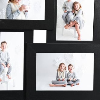 Berkfield Home Modern Collage Photo Frame for 4x(13x18 cm) Picture Black MDF | Size: 13x18 cm
