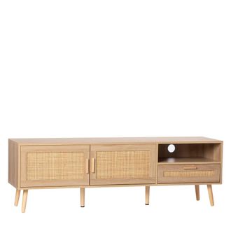 Klast Mueble Tv efecto madera natural 160x50 cm