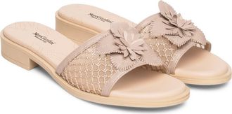 Nero Giardini Floral Slide Sandal in Rose at Nordstrom, Size 10Us