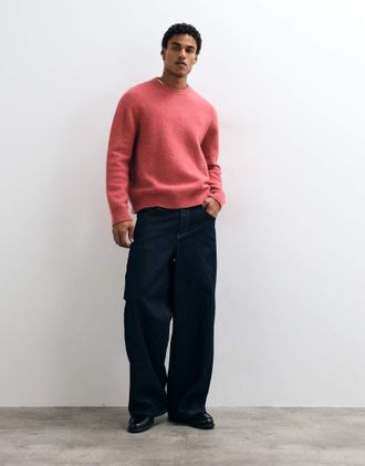Arket maglione in misto lana di alpaca rosa scuro