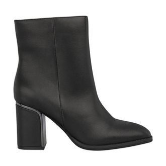 Alma En Pena Enkellaars met hakdetail - Dames - Laarzen met Hak - Zwart - 39 EU - Schoenen