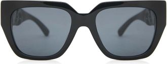 Versace VE4409F Asian Fit GB1/87 Womens Sunglasses Black Size 53