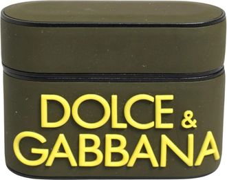 Dolce & Gabbana Air Pods Case - unisex - Telefoonaccessoires - Groen - ONE Size - Accessoires