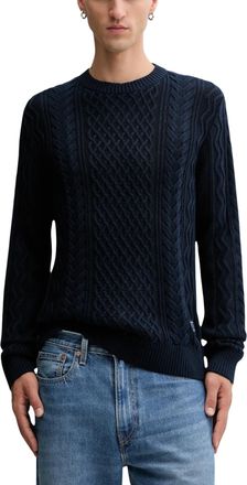 Tommy Hilfiger Kabelgebreide Rundhals Trui