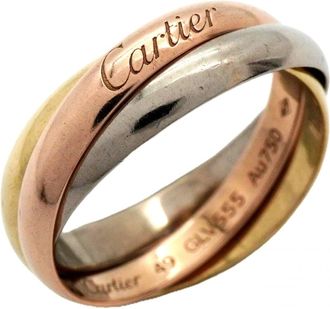 Cartier Yellow Gold (18K) Pink Gold (18K) White Gold (18K) Band Ring (Pre-Owned)
