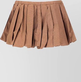 Miu Miu cotton mini skirt