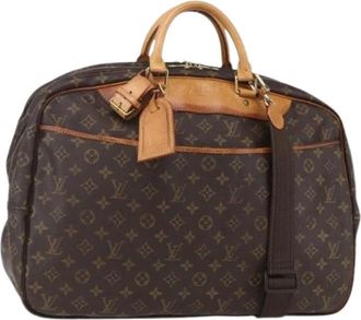 Louis Vuitton Pre-owned Weekend Bags, female, Brown, Size: ONE SIZE Pre-owned Canvas Weekend Bag