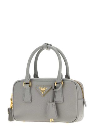 Prada Womens Powder Blue Leather Handbag Nube Borse A Mano Bag
